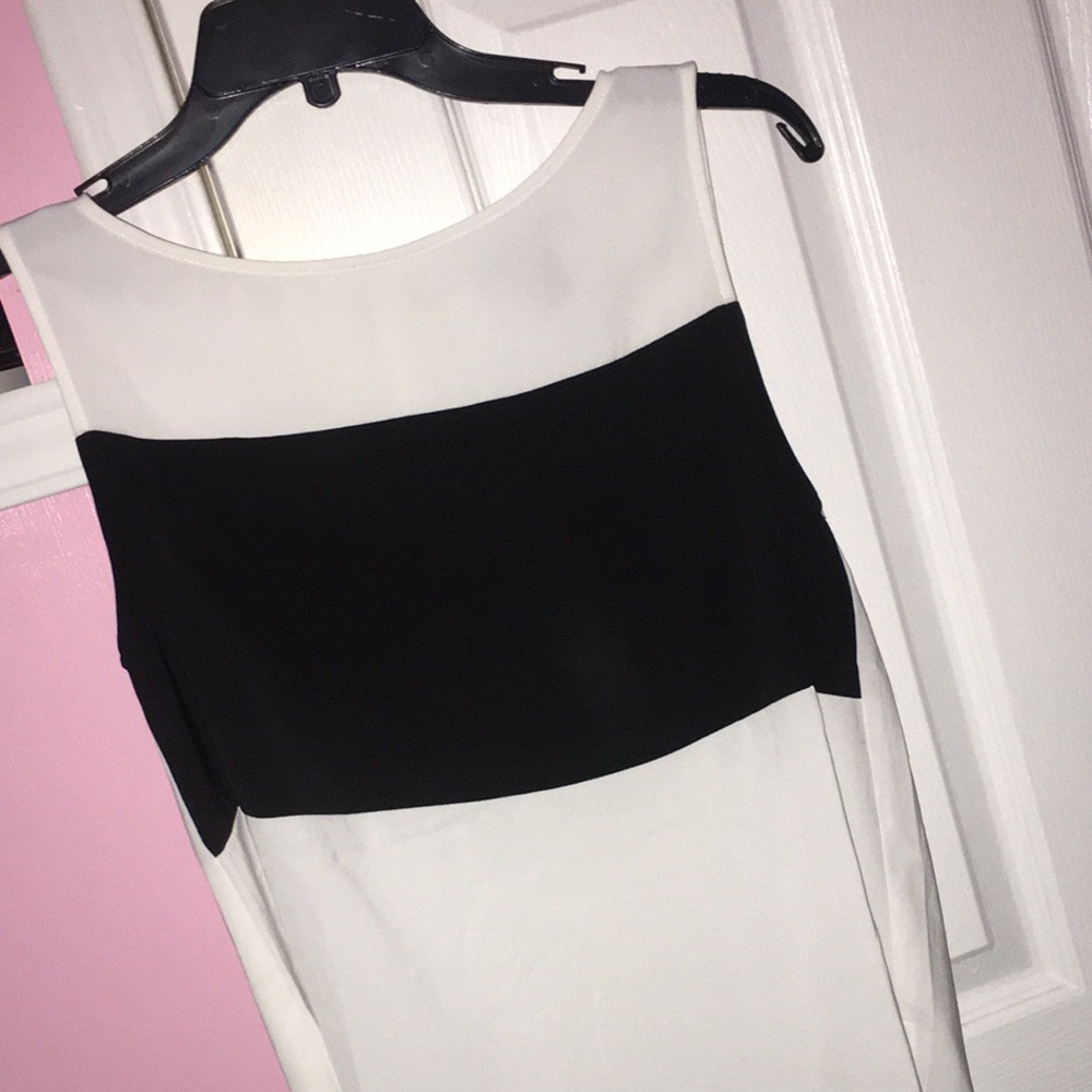 Black and white top
